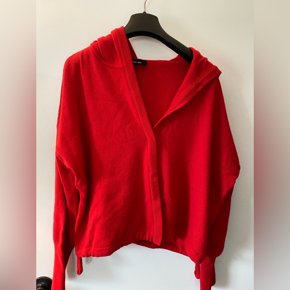 100% cashmere ME + EM sweater